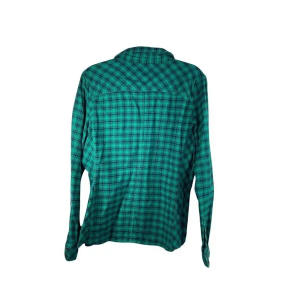 Eastern Mountian Sports Flannel Green Winter Grunge Utility Outdoors L - Picture 4 of 7